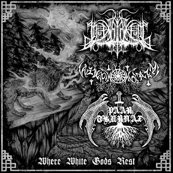 Inexistência / Além-Homem / Paarthurnax(Bra)(Split)– Where White Gods Rest(Acrílico )