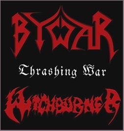 BYWAR/WITCHBURNER/SPLIT-THRASHINGWAR(DIGIPACK)