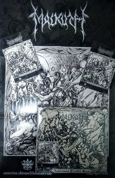 Malkuth(Bra)-Adoremus Lucifer Rex(Digipack)(Novo Album 2022)(Lançamento Obskure Chaos Distro)